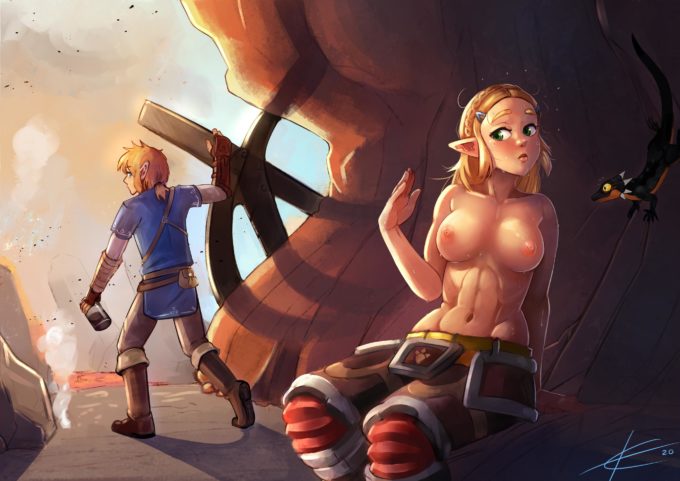 Link and Zelda – Eltonel – The Legend of Zelda