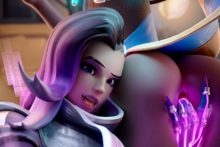 Sombra and Symmetra - Firebox Studio - Overwatch