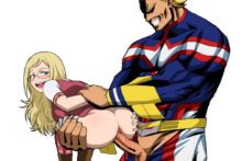 All Might and Melissa Shield - Shoganight - My Hero Academia