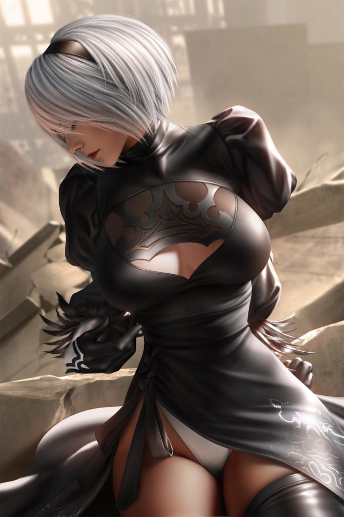 2B – Cloudy_D – Nier Automata