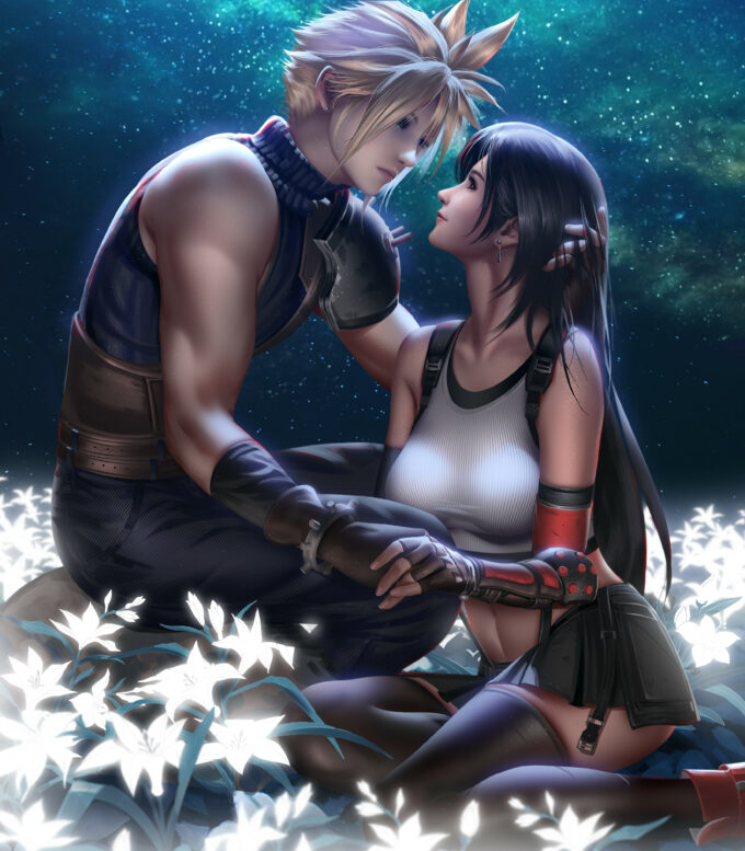 Tifa and Cloud – Liang Xing – Final Fantasy VII