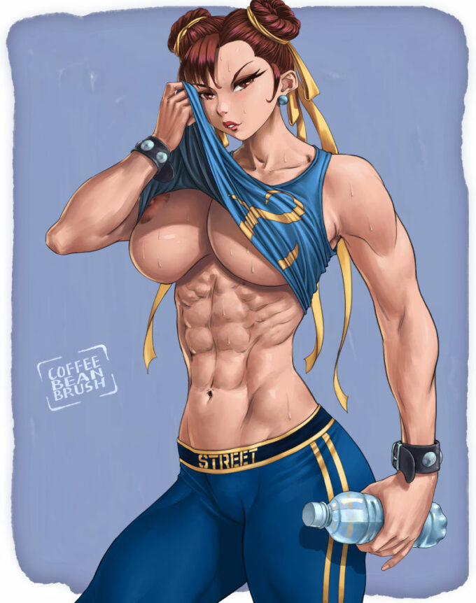 Chun-Li – CoffeeBeanBrush – Street Fighter