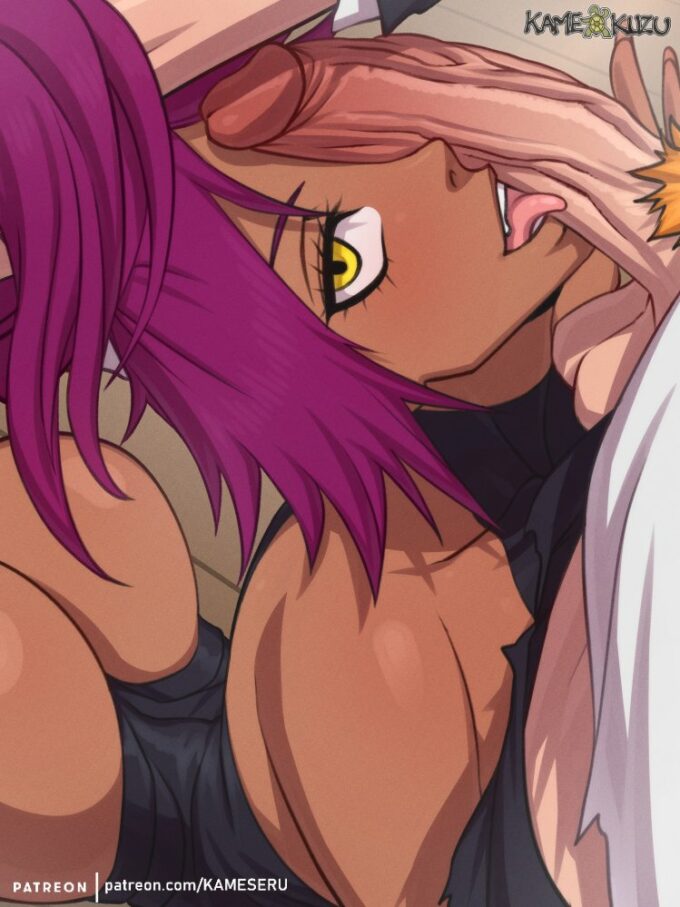 Yoruichi and Ichigo – Kameseru – Bleach