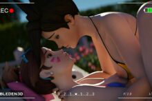 D.Va and Tracer – Bleden – Overwatch