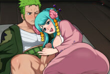 Hiyori and Zoro – Aldharoku – One Piece