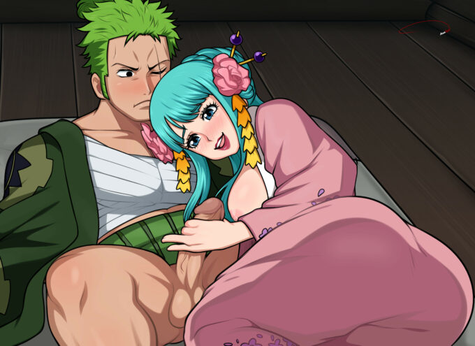 Hiyori and Zoro – Aldharoku – One Piece