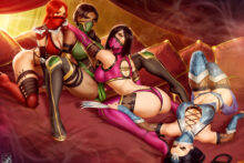 Jade, Kitana, Mileena and Skarlet – TheMaestroNoob – Mortal Kombat