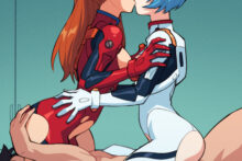 Rei and Asuka – Suoiresnu – Neon Genesis Evangelion