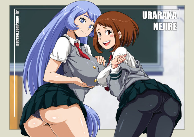 Hadou Nejire and Uraraka Ochako – Sano-BR – My Hero Academia