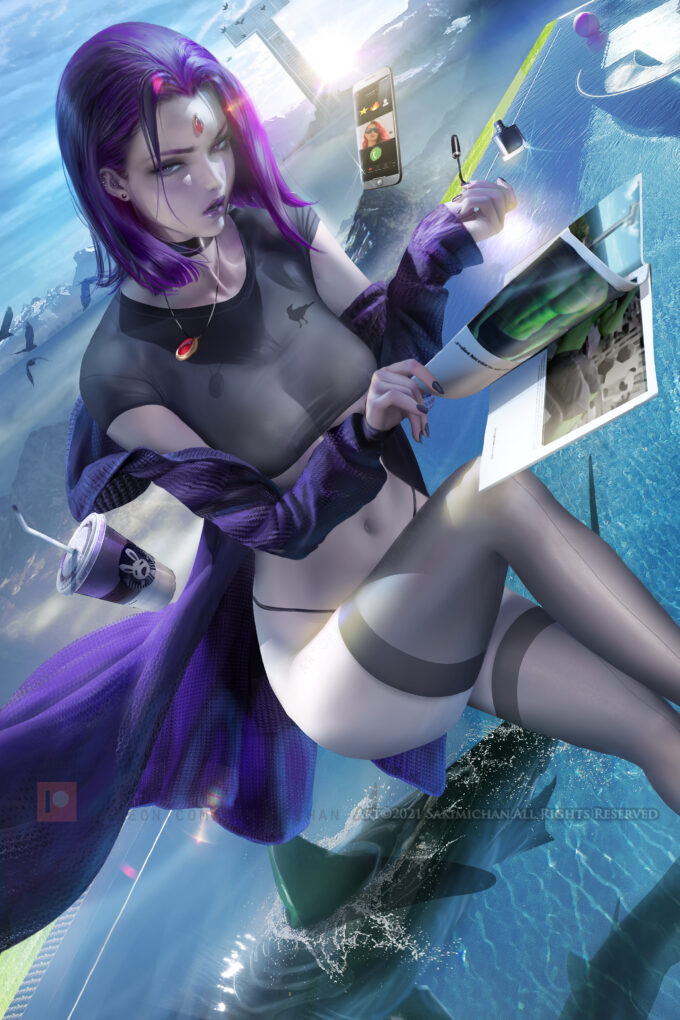 Raven – Sakimichan – Teen Titans