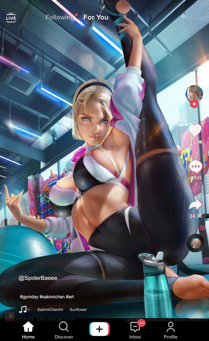 Spider Gwen – Sakimichan – Marvel