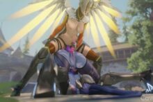 Widowmaker and Mercy – Cawneil – Overwatch