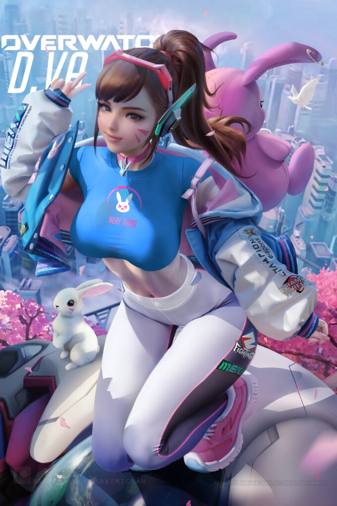 D.Va – Sakimichan – Overwatch