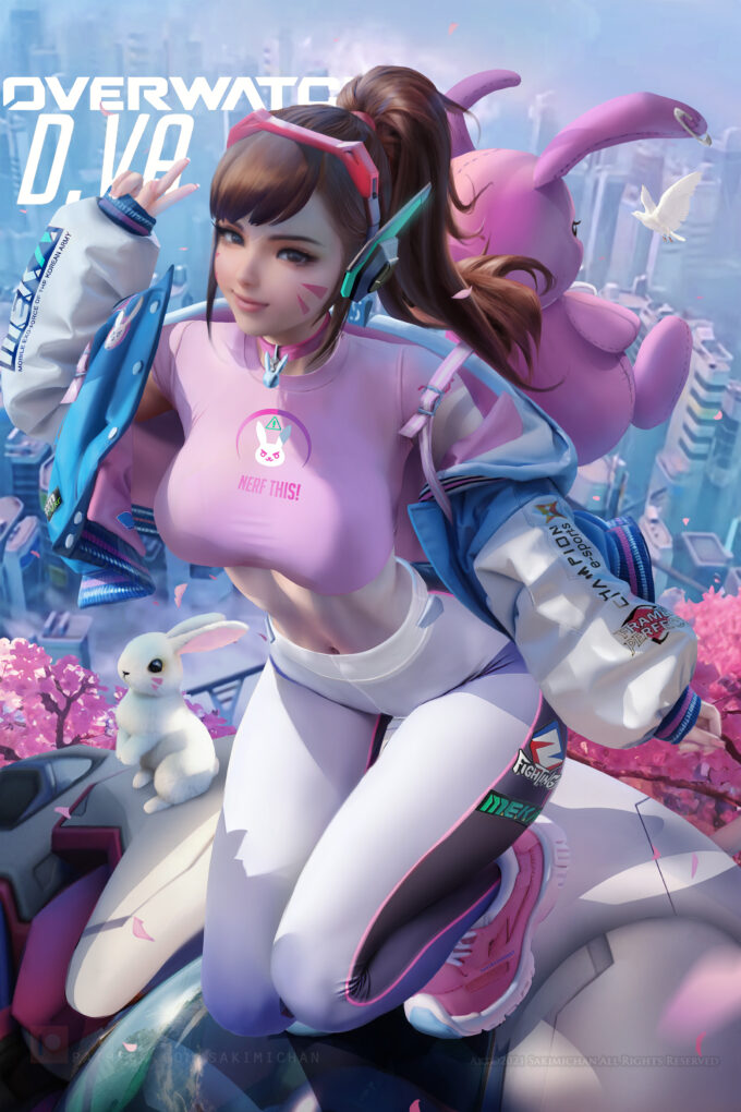 D.Va – Sakimichan – Overwatch