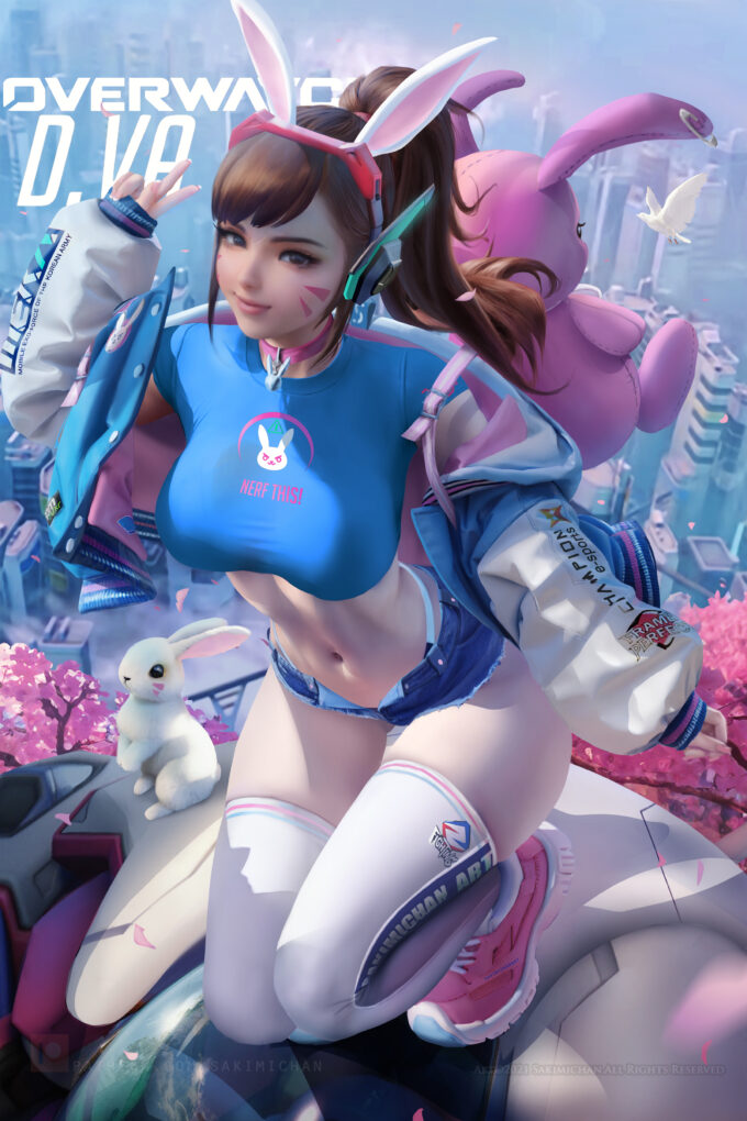 D.Va – Sakimichan – Overwatch