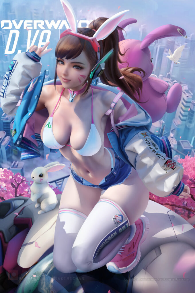 D.Va – Sakimichan – Overwatch