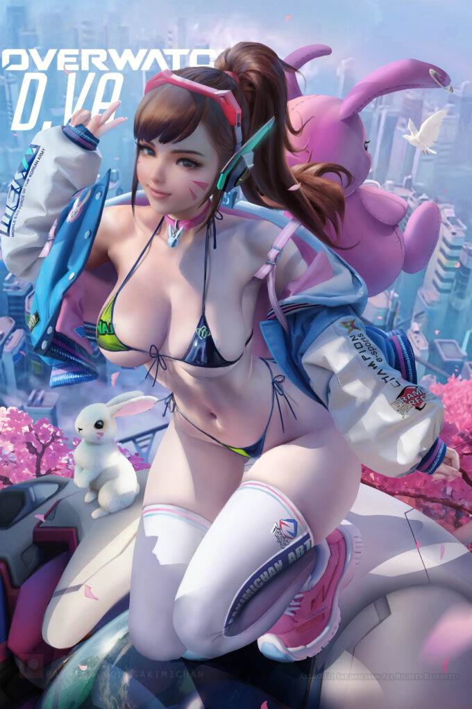 D.Va – Sakimichan – Overwatch