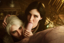 Geralt, Ciri and Yennefer - CEKC - The Witcher 3