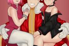 Naruto, Sakura, Sarada and Mebuki - Torikku95 - Naruto