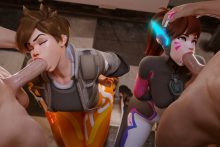 Tracer and D.Va - TheCount - Overwatch