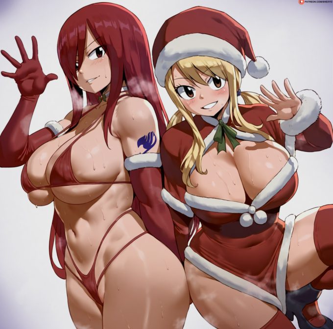 Erza Scarlet and Lucy Heartfilia – Shexyo – Fairy Tail