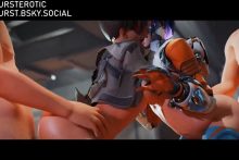 Juno and Tracer - Swursterotic - Overwatch