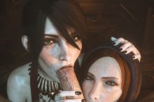 Morrigan and Leliana - CEKC - Dragon Age