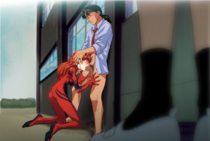 Asuka Langley Soryuu and Ryoji Kaji – Amondetauro – Neon Genesis Evangelion