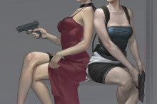 Ada Wong and Jill Valentine – Resident Evil Hentai Image