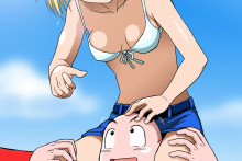 Android 18 and Krillin - Kakkii - Dragonball