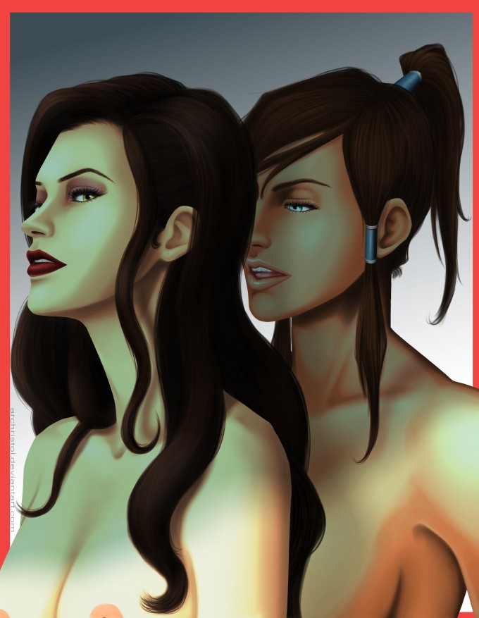 Asami Sato and Korra – Archristol – Avatar