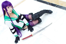 Busujima Saeko - Highschool Of The Dead Hentai Cosplay