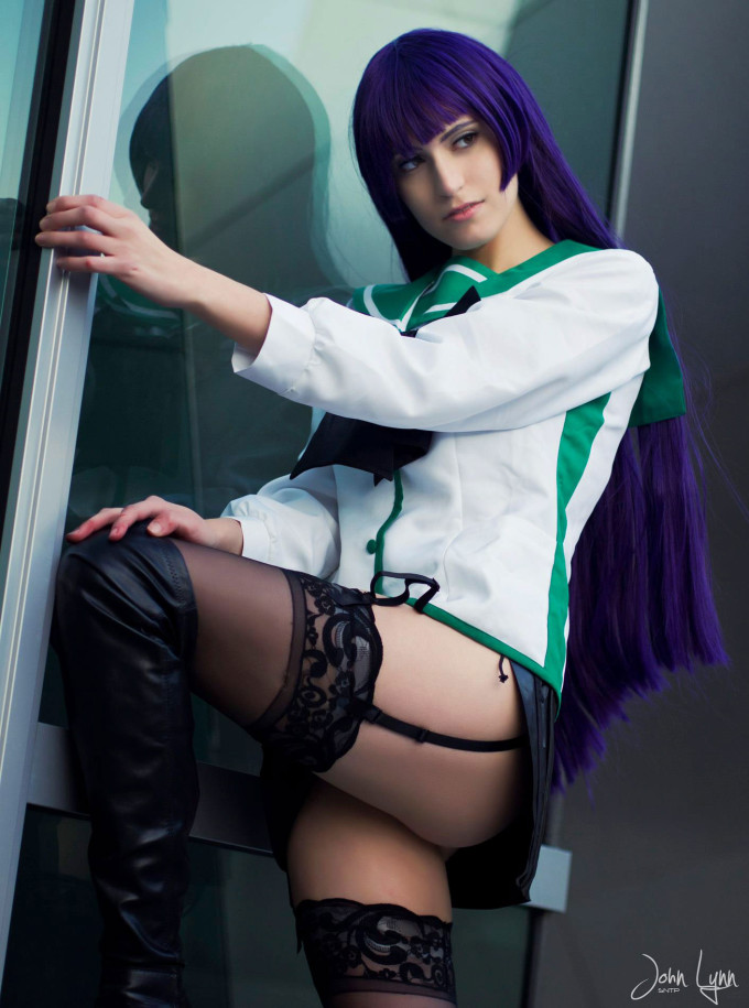 Busujima Saeko – Highschool of the Dead Hentai Cosplay