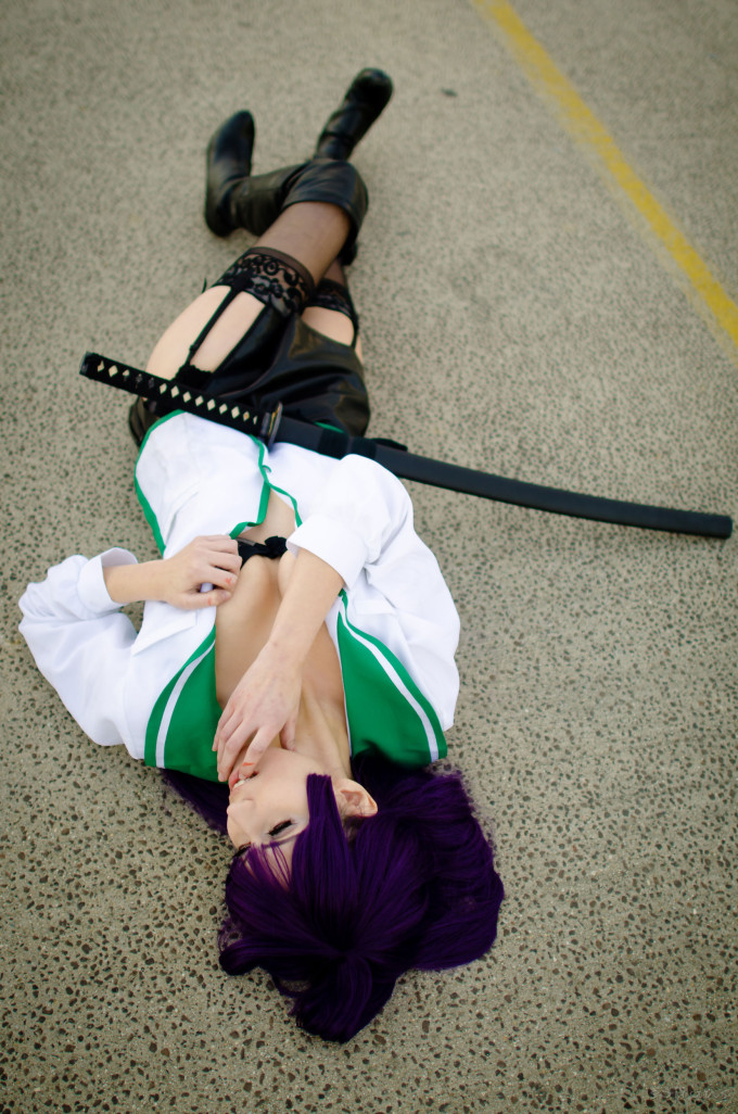 Busujima Saeko – Highschool of the Dead Hentai Cosplay