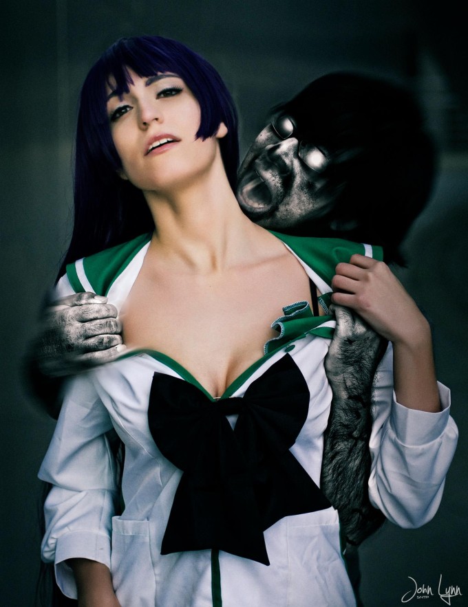 Busujima Saeko – Highschool of the Dead Hentai Cosplay