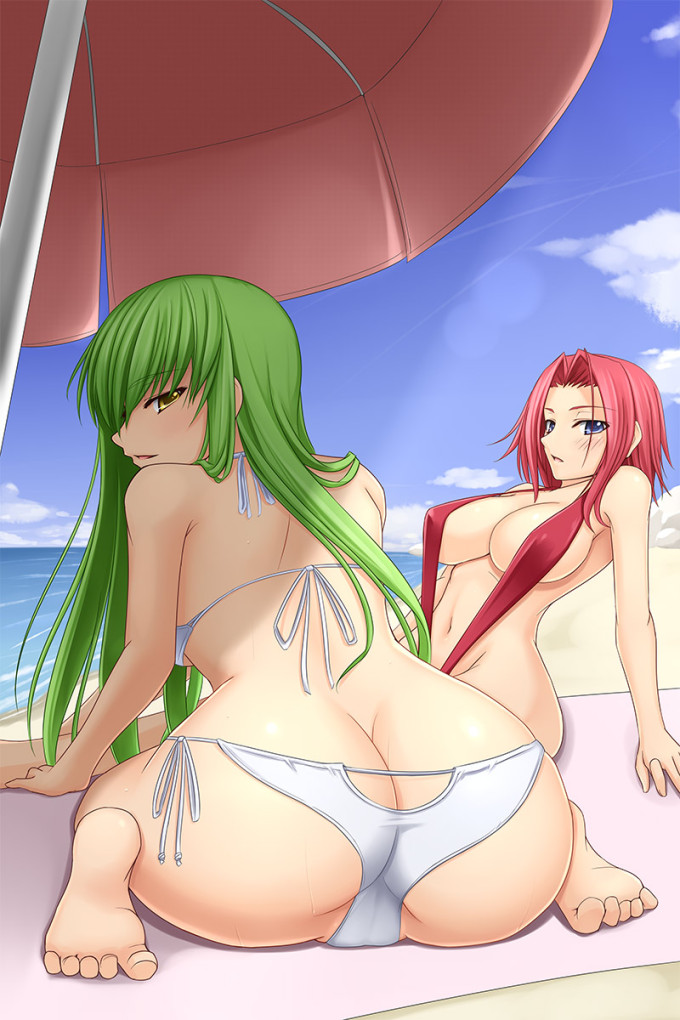 C.C. and Kallen Stadtfeld – Shuugetsu Karasu – Code Geass