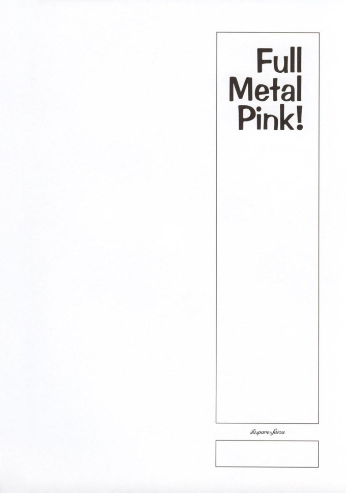 Full Metal Pink 1 – Full Metal Panic English Hentai Doujin