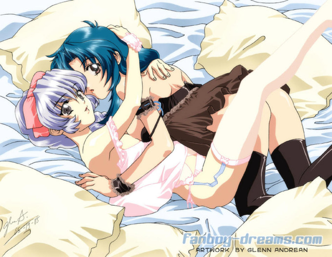 Kaname Chidori and Teletha Testarossa – Full Metal Panic Hentai Image