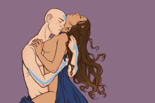 Katara and Aang - queenofthecute - Avatar