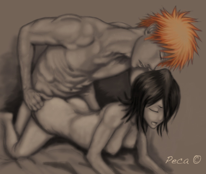 Kurosaki Ichigo and Kuchiki Rukia – Bleach