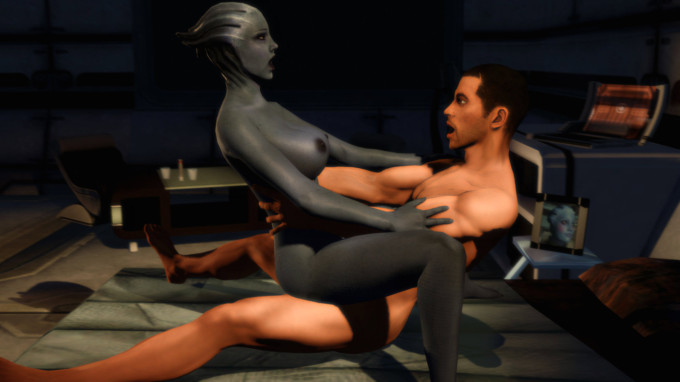 Liara T’Soni and Shepard – Mass Effect