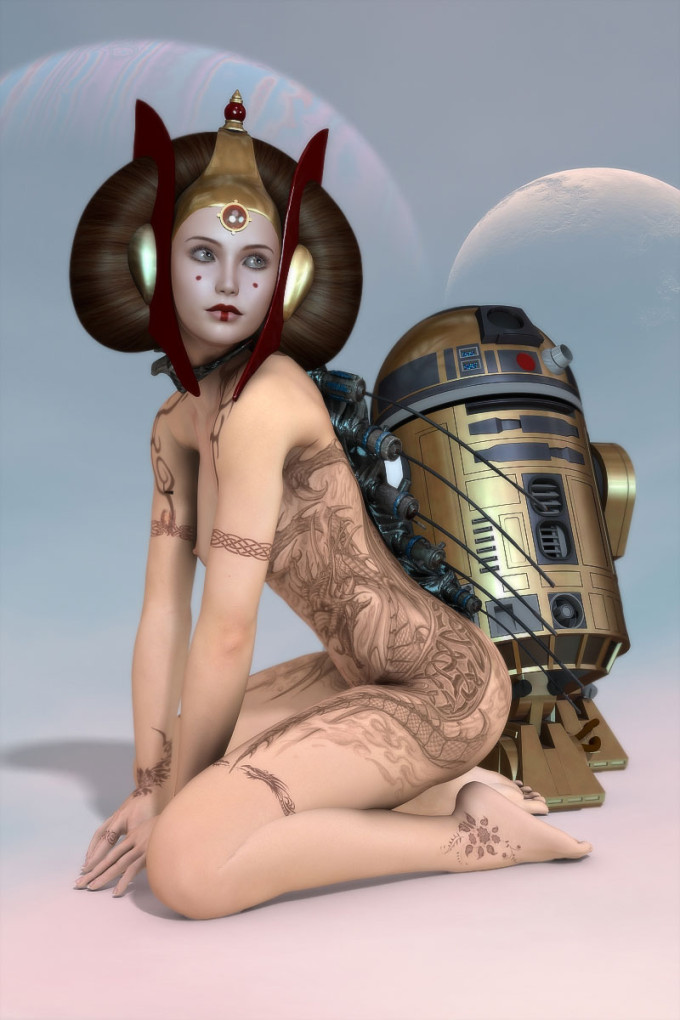 Padme Amidala – Star Wars Hentai CGI