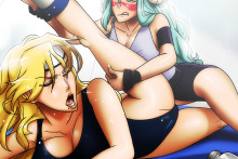 Rangiku Matsumoto and Nelliel – Gairon – Bleach