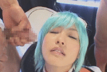 Rei Ayanami - Neon Genesis Evangelion Hentai Cosplay GIF