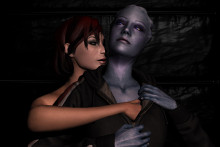 Shepard and Liara T’Soni – mallyxable – Mass Effect