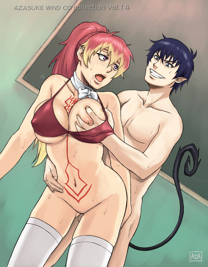 Shura Kirigakure and Rin Okumura – Azasuke – Blue Exorcist