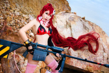 Yoko Littner - Gurren Lagann Hentai Cosplay